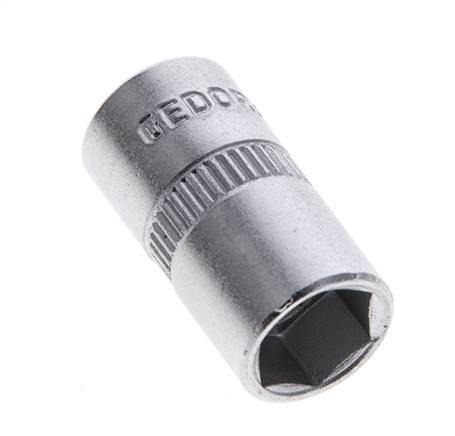 1/4" Gedore Dopsleutel voor 9mm Buitenzeskantbouten