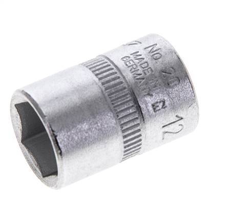 1/4" Gedore Dopsleutel voor 12mm Buitenzeskantbouten