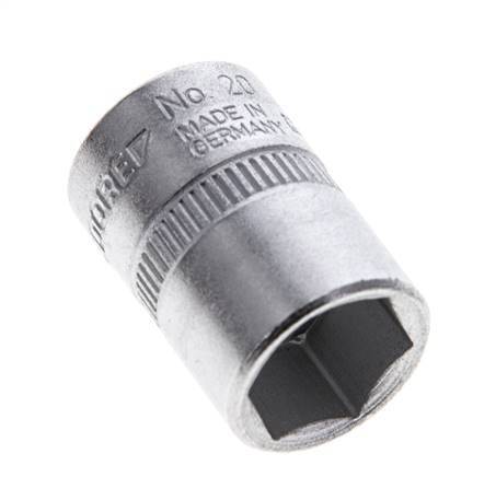 1/4" Gedore Dopsleutel voor 12mm Buitenzeskantbouten