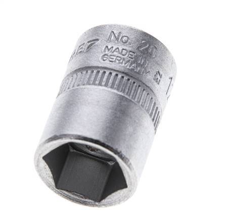 1/4" Gedore Dopsleutel voor 12mm Buitenzeskantbouten