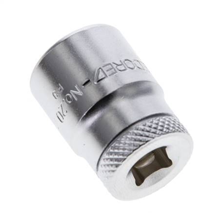 1/4" Gedore Dopsleutel voor 13mm Buitenzeskantbouten