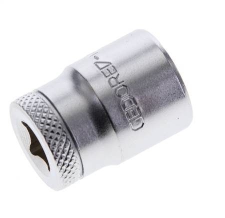 1/4" Gedore Dopsleutel voor 13mm Buitenzeskantbouten