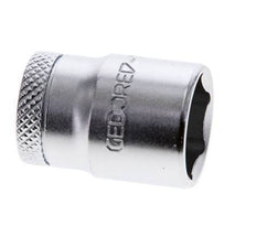 1/4" Gedore Dopsleutel voor 13mm Buitenzeskantbouten