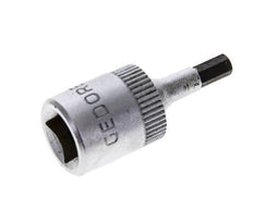 1/4" Gedore 28mm Dopsleutel- Schroevendraaier voor 3mm Binnenzeskant-Schroeven