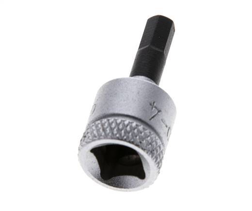 1/4" Gedore 28mm Dopsleutel- Schroevendraaier voor 4mm Binnenzeskant-Schroeven