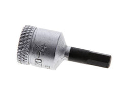 1/4" Gedore 28mm Dopsleutel- Schroevendraaier voor 4mm Binnenzeskant-Schroeven