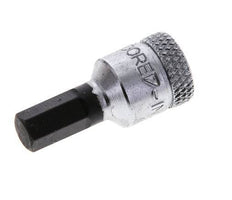 1/4" Gedore 28mm Dopsleutel- Schroevendraaier voor 6mm Binnenzeskant-Schroeven