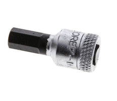 1/4" Gedore 28mm Dopsleutel- Schroevendraaier voor 6mm Binnenzeskant-Schroeven