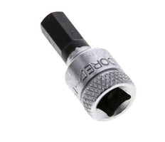 1/4" Gedore 28mm Dopsleutel- Schroevendraaier voor 6mm Binnenzeskant-Schroeven