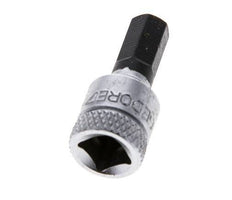 1/4" Gedore 28mm Dopsleutel- Schroevendraaier voor 6mm Binnenzeskant-Schroeven