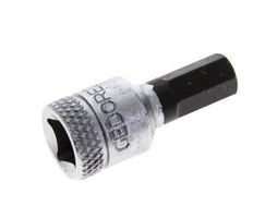 1/4" Gedore 28mm Dopsleutel- Schroevendraaier voor 6mm Binnenzeskant-Schroeven