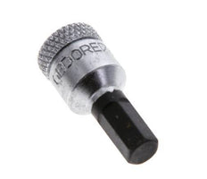 1/4" Gedore 28mm Dopsleutel- Schroevendraaier voor 6mm Binnenzeskant-Schroeven