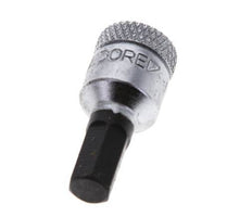 1/4" Gedore 28mm Dopsleutel- Schroevendraaier voor 6mm Binnenzeskant-Schroeven