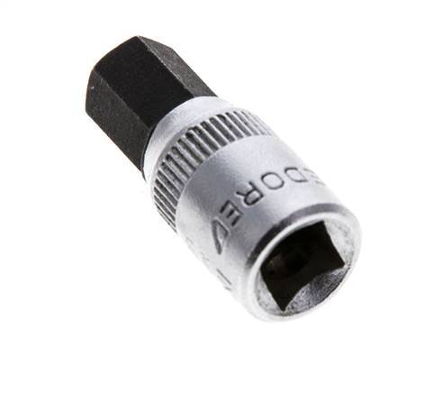 1/4" Gedore 28mm Dopsleutel- Schroevendraaier voor 8mm Binnenzeskant-Schroeven