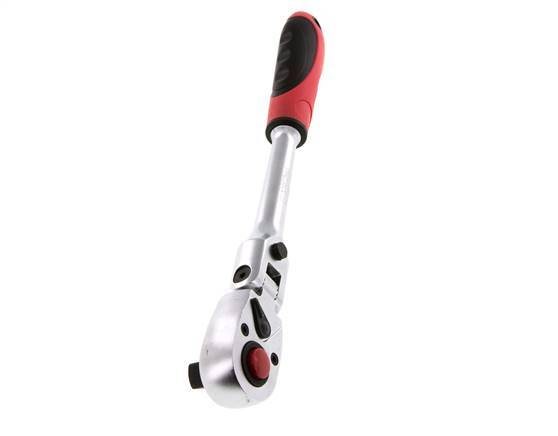 1/2" Gedore Rood 180 Graden Draaibare Kop En Schakelpal