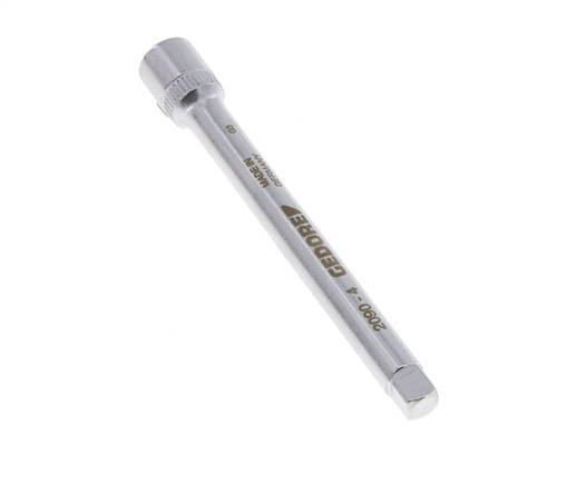 1/4" (6.3 mm) Gedore 100mm Verlengstuk Met Kogelvergrendeling