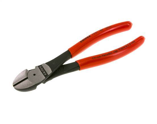 Knipex Krachtzijkniptang 180mm Kunststof Handgrepen