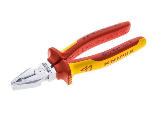 Knipex Krachtcombinatietang 180mm VDE-Getest Tot 1000V
