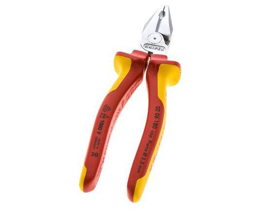 Knipex Krachtcombinatietang 180mm VDE-Getest Tot 1000V