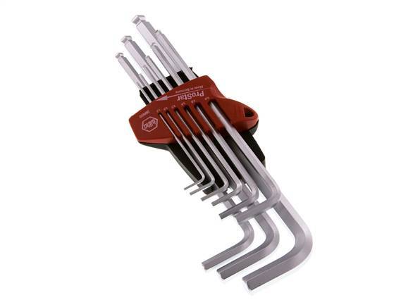 Wiha 9-Delige 1,5 Tot 10mm Inbussleutelset Met Zeskantkogelkop