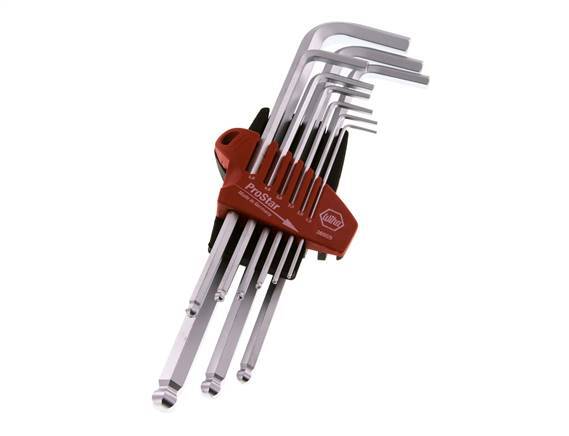 Wiha 9-Delige 1,5 Tot 10mm Inbussleutelset Met Zeskantkogelkop