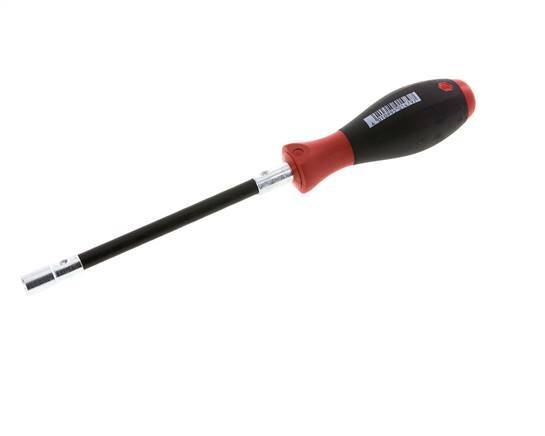 1/4" (6.3 mm) Flexibele Schroevendraaier Met Zeskant Magnetische Bithouder