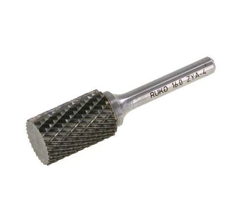 16mm Hardmetalen Freesstift (Zya Cylinder Vorm A Zonder Spievertanding)