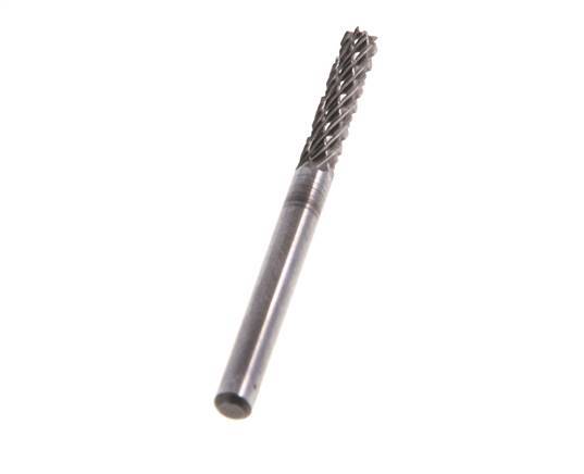 3mm Hardmetalen Freesstift (Zya-S Vorm B Cilinder Met Spievertanding)