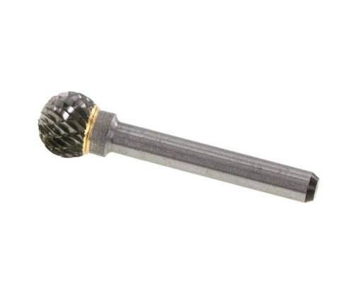 12mm Hardmetalen Freesstift (Kud Vorm D Kogel)