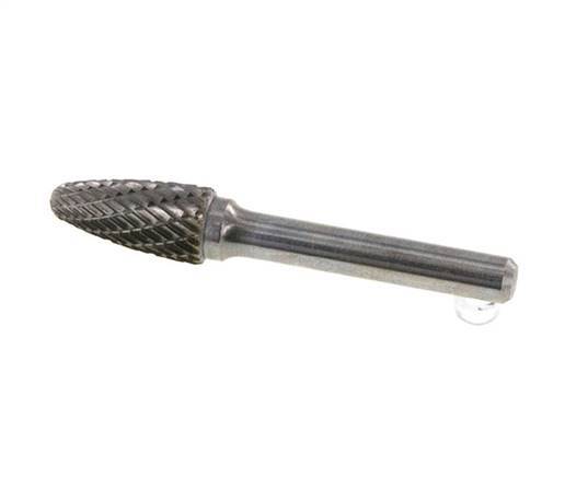 10mm Hardmetalen Freesstift (Rbf Vorm F Rondboog)