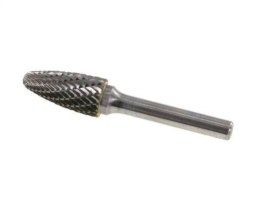 12mm Hardmetalen Freesstift (Rbf Vorm F Rondboog)