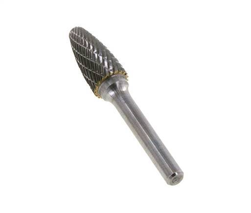12mm Hardmetalen Freesstift (Rbf Vorm F Rondboog)