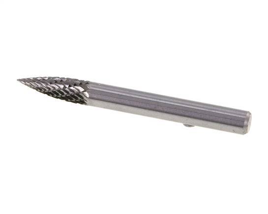 6mm Hardmetalen Freesstift (Spg Vorm G Spitsboog)