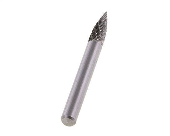 6mm Hardmetalen Freesstift (Spg Vorm G Spitsboog)