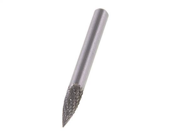 6mm Hardmetalen Freesstift (Spg Vorm G Spitsboog)