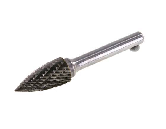12mm Hardmetalen Freesstift (Spg Vorm G Spitsboog)