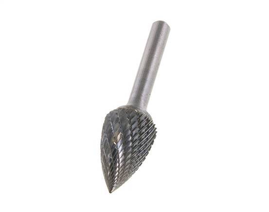 16mm Hardmetalen Freesstift (Spg Vorm G Spitsboog)