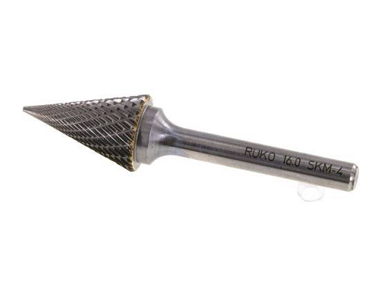 16mm Hardmetalen Freesstift (Skm Vorm M Spitsconus)