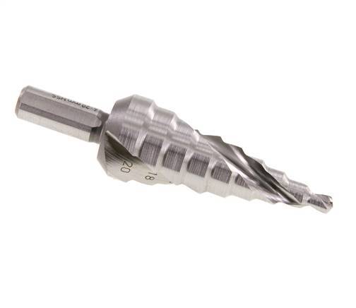 RUKO HSS Trappenboor Spiraalgegroefd Maat 1