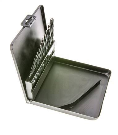19-Delige Spiraalborenset DIN 338 N Hss-R 1 - 10 mm