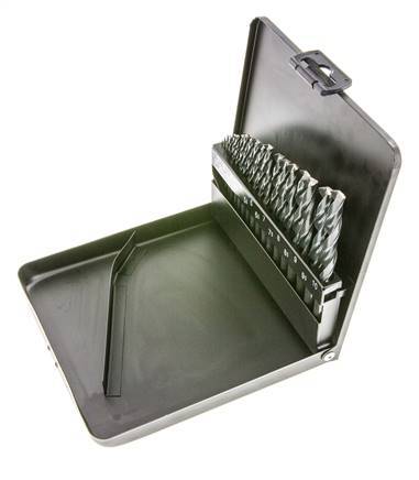 19-Delige Spiraalborenset DIN 338 N Hss-R 1 - 10 mm