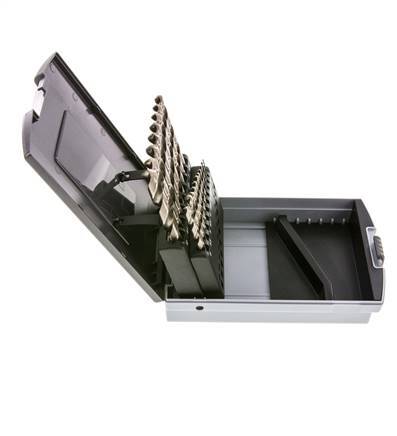 19-Piece Spiraalborenset DIN 338 N HSS-G 1 - 10 mm