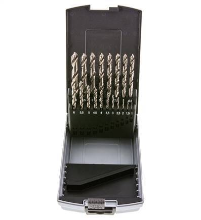 19-Piece Spiraalborenset DIN 338 N HSS-G 1 - 10 mm