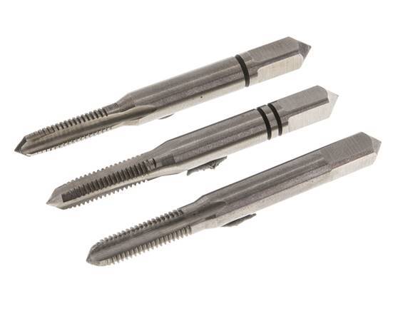 3-Delige Draadtap voor M 5x0,80 Spoed (DIN 352)