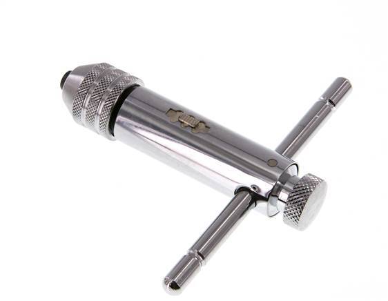 Taphouder Met Ratel voor M5 Tot M12 Draadtappen
