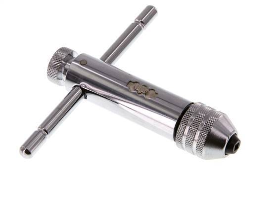 Taphouder Met Ratel voor M5 Tot M12 Draadtappen