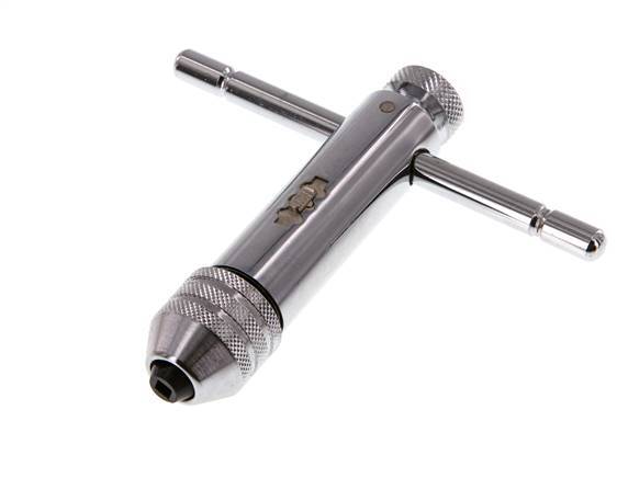 Taphouder Met Ratel voor M5 Tot M12 Draadtappen