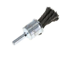 Staaldraad Gegolfde Staalborstel Met Een Diameter 19 mm/ As 6 mm.