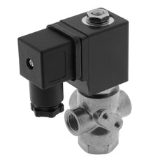 Solenoid Valve TP-DC 1/4'' 3/2 Way DI Stainless Steel FKM 0-3.5bar 380V AC
