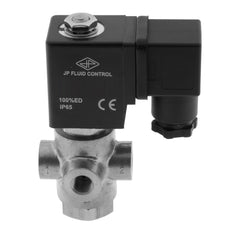 Solenoid Valve TP-DA 1/8'' 3/2 Way NC Stainless Steel FKM 0-9bar 24V DC